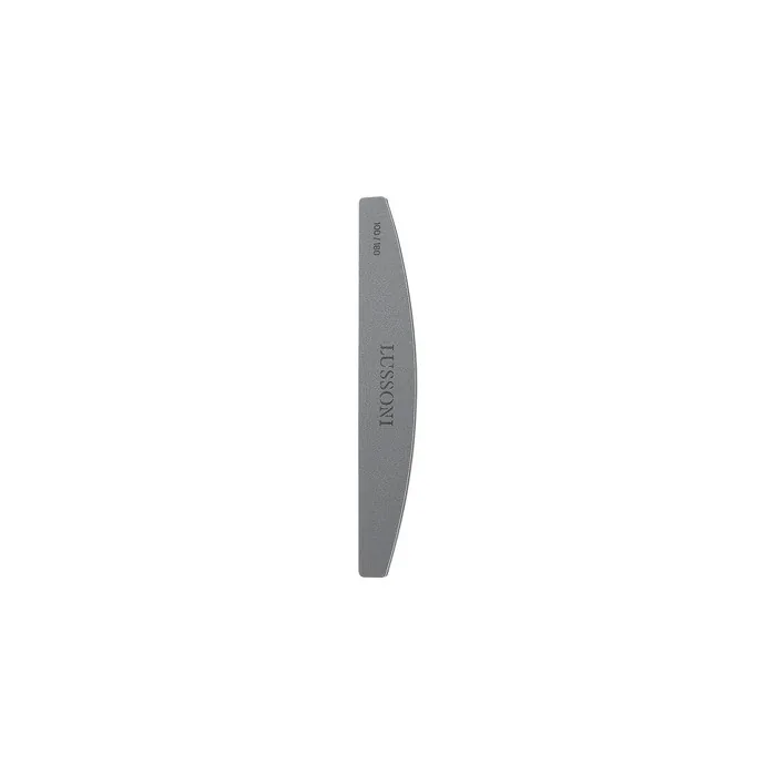 T4B LUSSONI MYLAR Half Moon Nail Files 100/180 Grit for Gel or Acrylic Nails