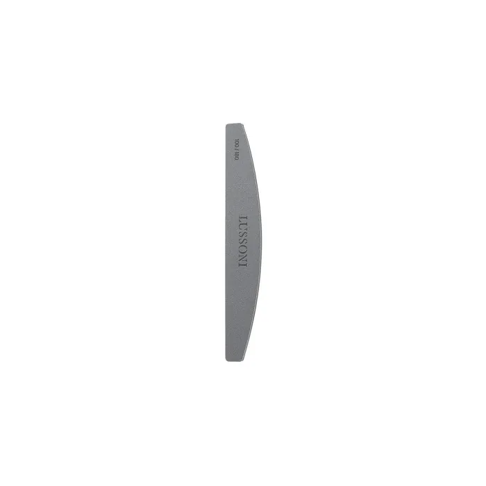 T4B LUSSONI MYLAR Half Moon Nail Files 100/180 Grit for Gel or Acrylic Nails - Pack of 20