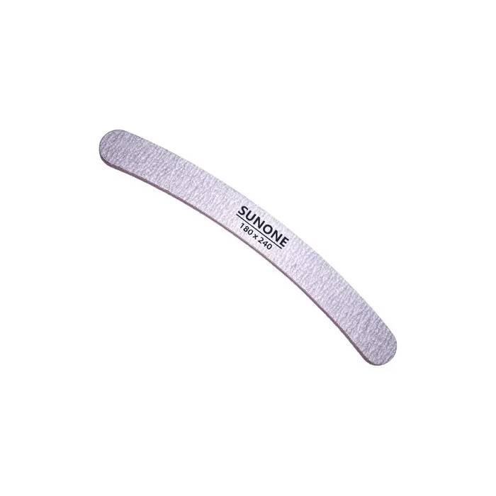 SUNONE Nail Files Zebra Banana 180/240 - Pack of 10
