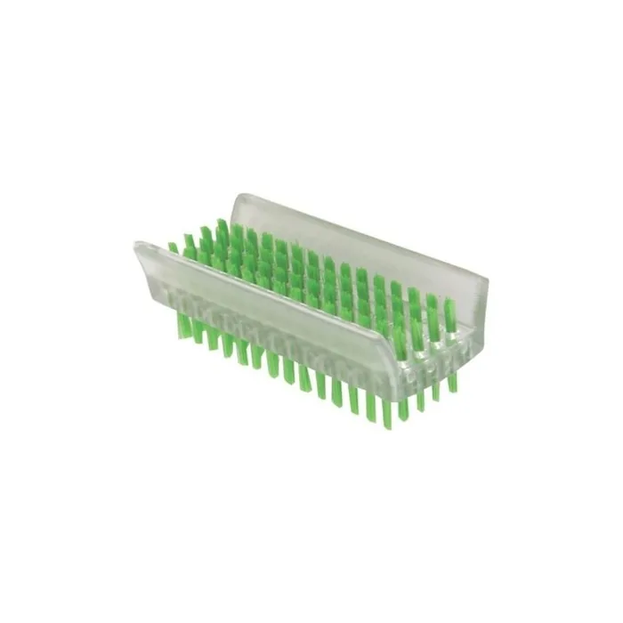 Lotus Double Nail Brush - 1 Piece In Assorted Colors