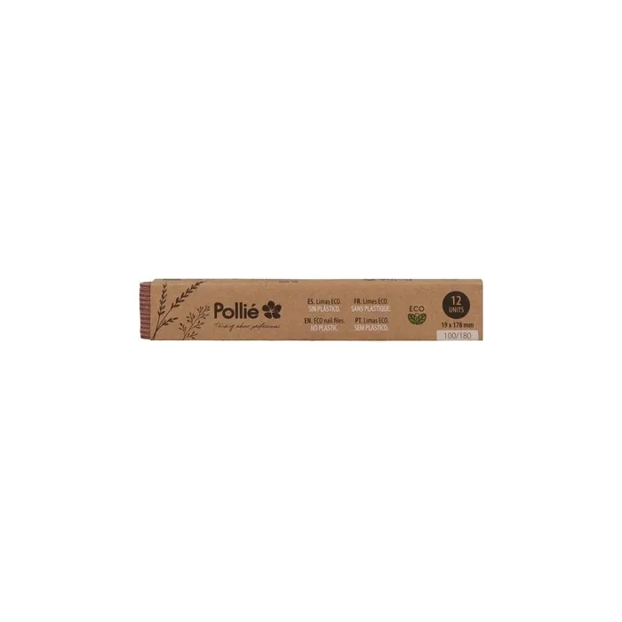 Eurostil Pack of 12 Eco Double Grit Nail Files 100/180