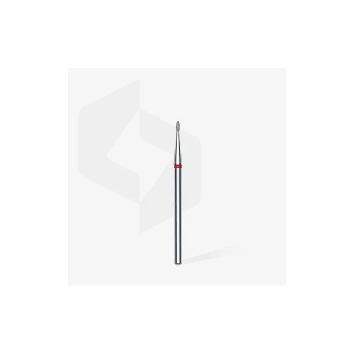 Staleks Pro Diamond Bit Kidney Rounded Red Ring I Attachment for Nail