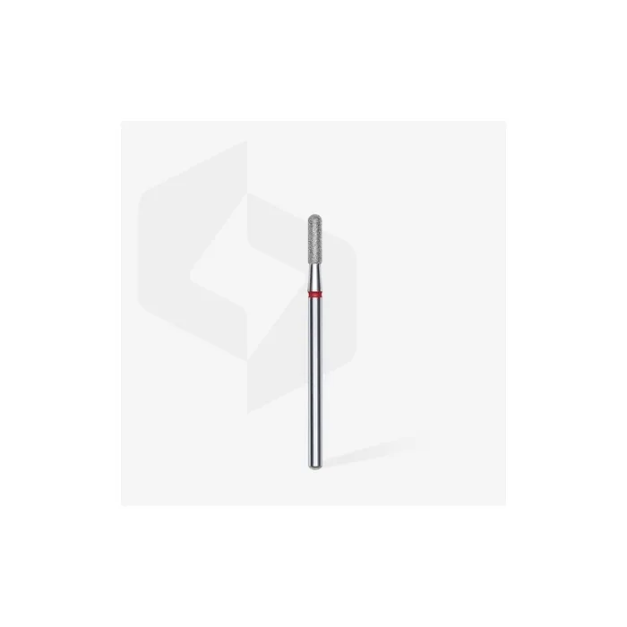 Staleks Pro Diamond Bit Rounded Cylinder Red Ring Attachment for Nail