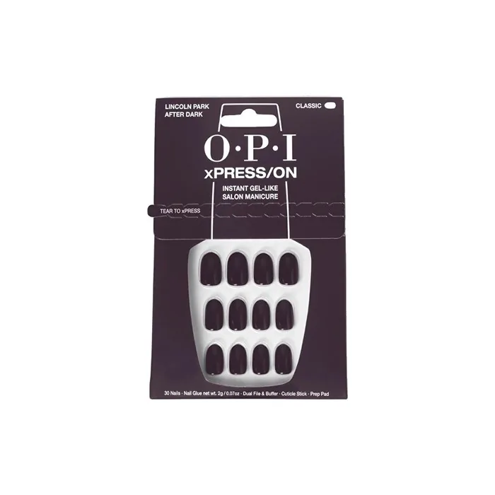 Opi Xpresson Gel Nails Lincoln Park After Dark 30 Count