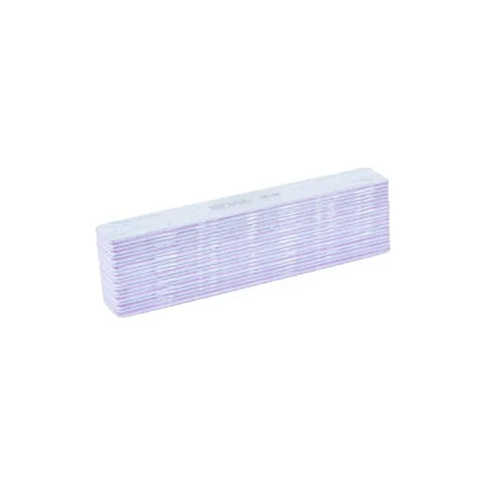 Bifull Square 100180 Nail File 10 Units Blackwhite Pack Of 10