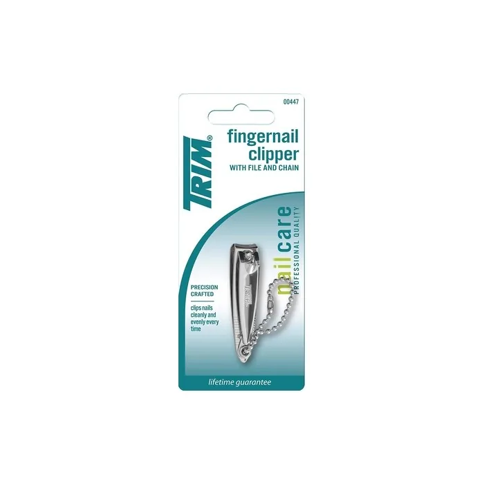 Trim Nail Clipper with File and Chain
