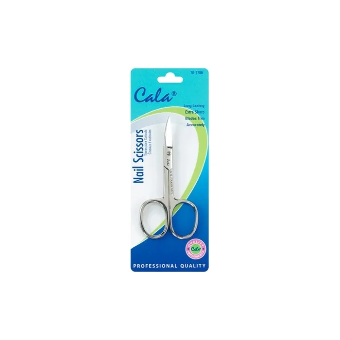 Cala Stainless Steel Nail Scissors for Manicure and Pedicure