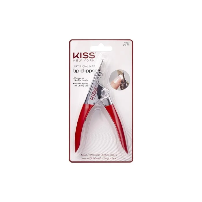 Professional Artificial Nail Tip Clipper with Ergonomic No-Slip Handle