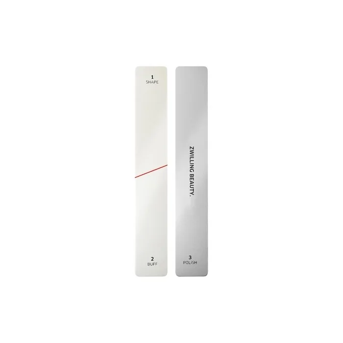 Zwilling Nail File For Optimal Nail Care 3 Grained Surfaces White 2022 Version