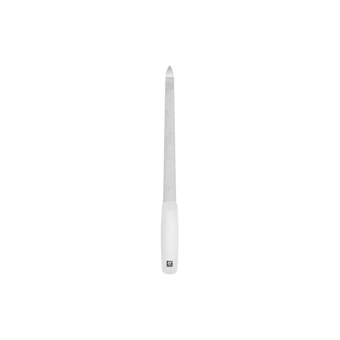 Zwilling Sapphire Nail File 180mm Stainless Steel White Soft