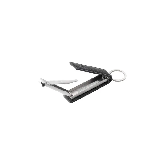 Zwilling Nail Clippers With Key Chain Leather Case And Magnetic Closure