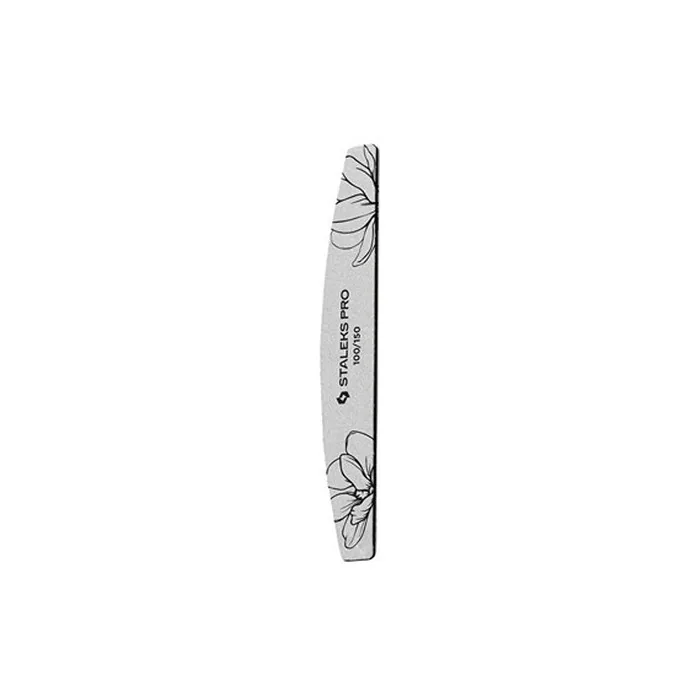 Staleks Expert 40 Crescent Mineral Nail File 100/150 Grit - Pack of 25