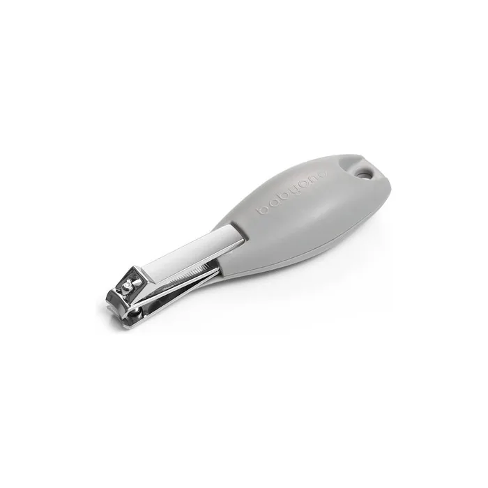 Babyono Nail Clippers for Babies and Children with Ergonomic Handle Stainless Steel Grey
