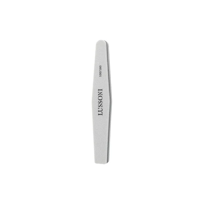 T4B LUSSONI Trapezoid Professional Nail Files 100/180 Grit - Pack of 25