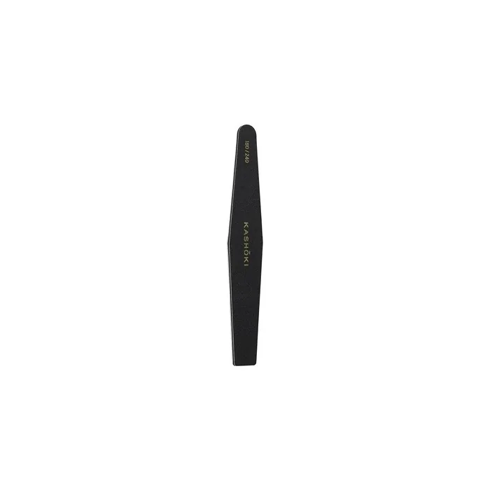 T4B KASHOKI Diamond Nail File Double-Sided Trapezoid Nail File for Natural Nails and Fine-Tuning Artificial Nails 180/240