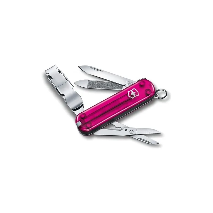 Victorinox Nail Clip 580 Multitool 65mm Pink - Swiss Made