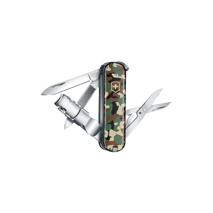 Victorinox Nail Clip 580 Camouflage Multi-Tool with Nail Clipper and Scissors 65mm