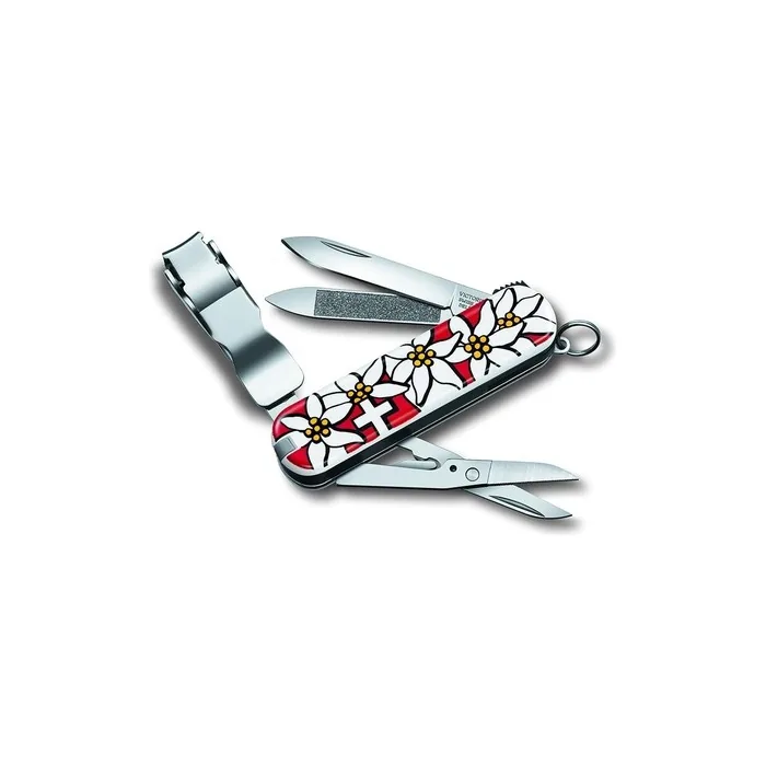 Victorinox Nailclip 580 Swiss Made 8 Functions Nail File Nail Clipper Blade Scissors Edelweiss