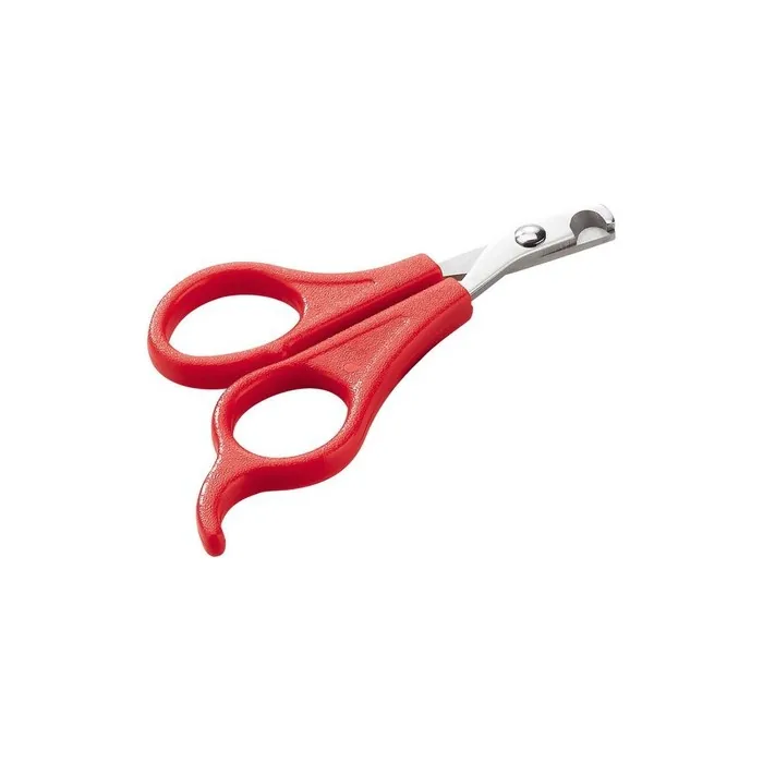 Nail Scissors Red 10.5x6x0.7 Cm