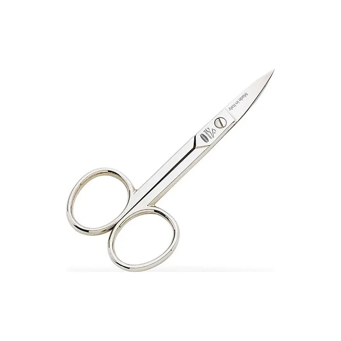 Classica Traditional Carbon Steel Nickel Plated Curved Blade Nail Scissors