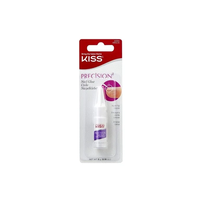 Kiss Nail Glue with Dosing Syringe 3g Transparent