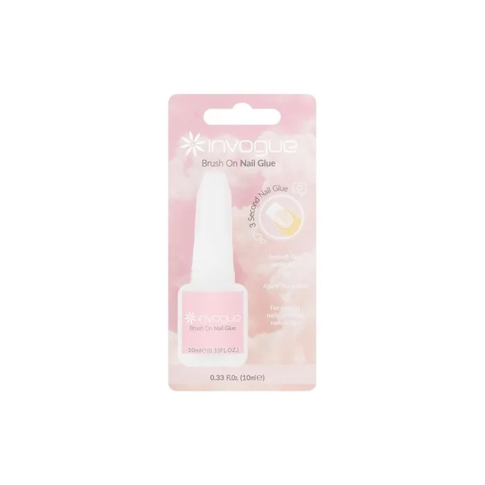 Invogue Brush on Nail Glue 10ml