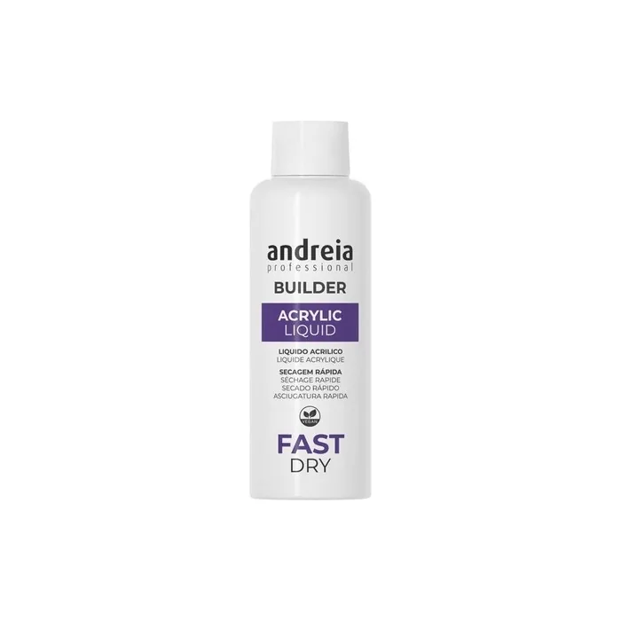 Andreia Professional Nail Builder Acrylic Monomer Liquid Fast Dry 100ml for Professionals - Salon Quality Strong Adhesion Extensions