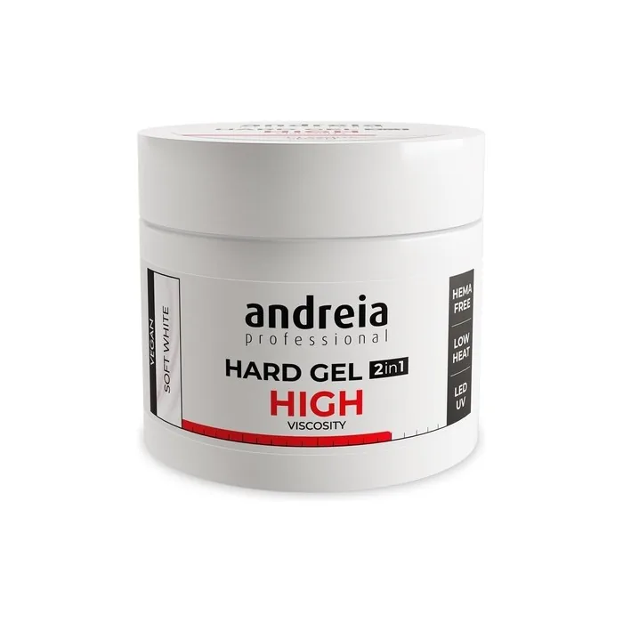 Andreia Professional Hard Nail Gel Biphasic 2 in 1 LED and UV Nail Builder