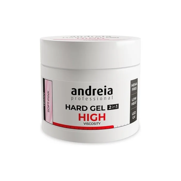 Andreia Professional Hard Nail Gel Biphasic 2 in 1 LED & UV Nail Builder