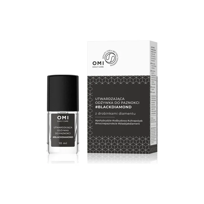 Allvernum Omi Daily Care Nail Strengthening Conditioner Blackdiamond With Diamond Particles 10 Ml