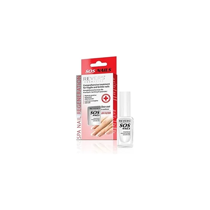REVERS SOS Nails Stronger Nails Comprehensive Treatment for Fragile and Brittle Nails Nail Conditioner 10ml