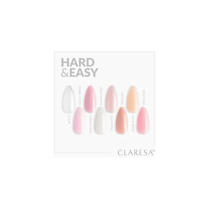 Claresa Nails Hard&Easy Building Gel Clear 12 G