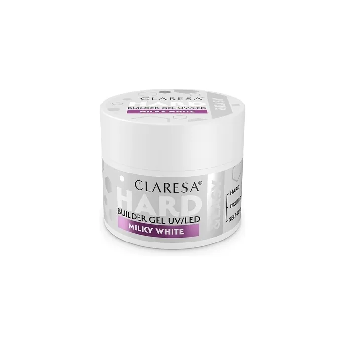 Claresa Hard & Easy Building Gel Milky White 45g