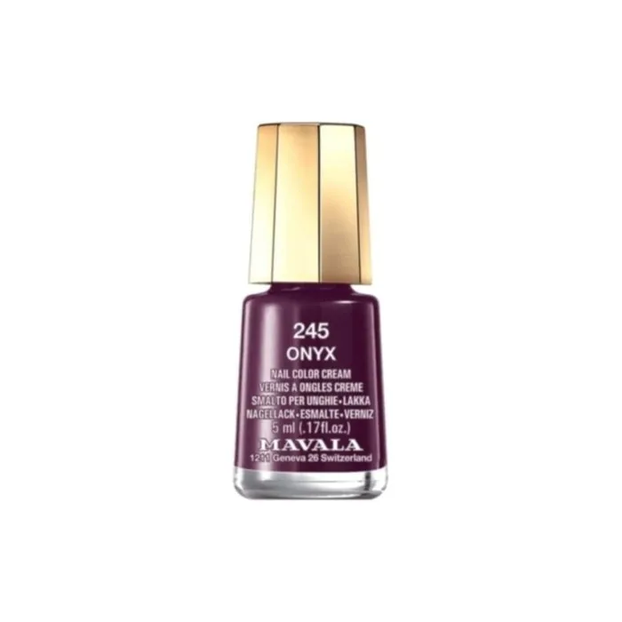 Mavala Mini Nail Color Creme Nail Polish Onyx 245 5ml