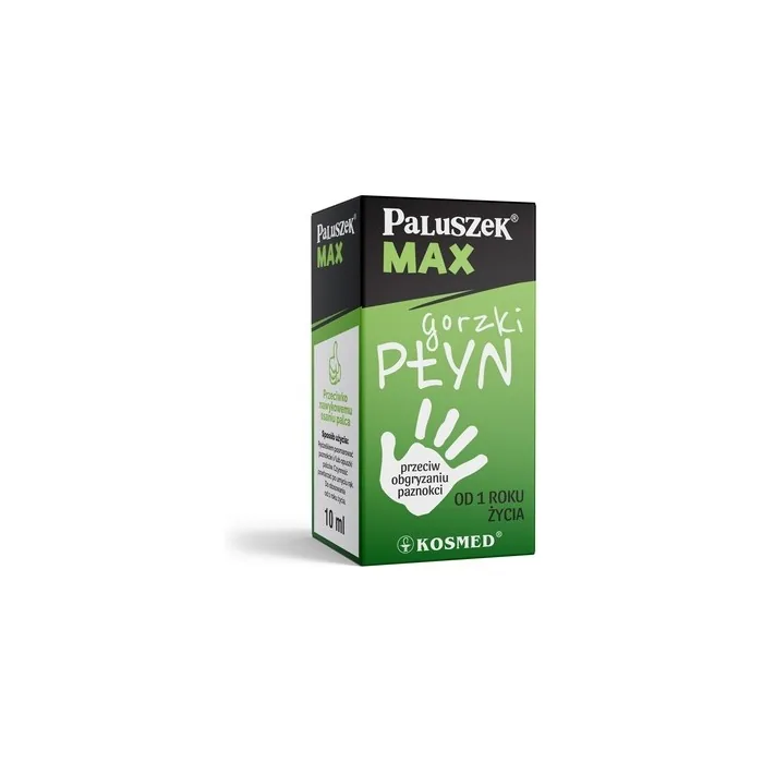 Kosmed Paluszek Max Bitter Liquid Against Nail Biting And Habitual Thumb Sucking 10 Ml