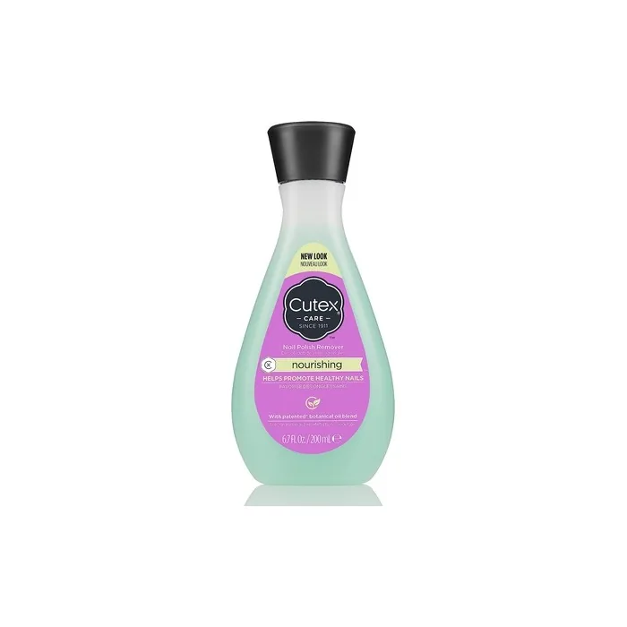 Cutex Nourishing Nail Polish Remover with Vitamin E and Apricot Kernel Oil 200ml