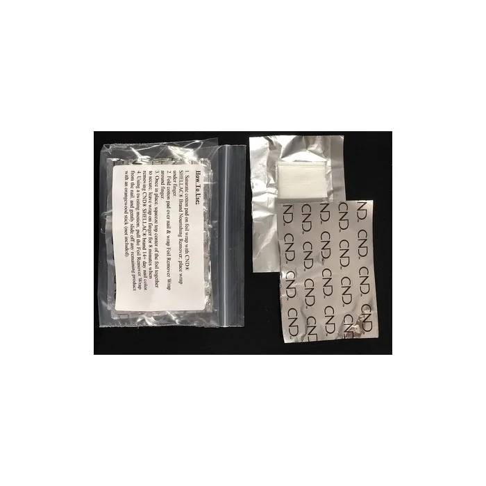 CND Foil Remover Wraps Handy Size with Orange Stick