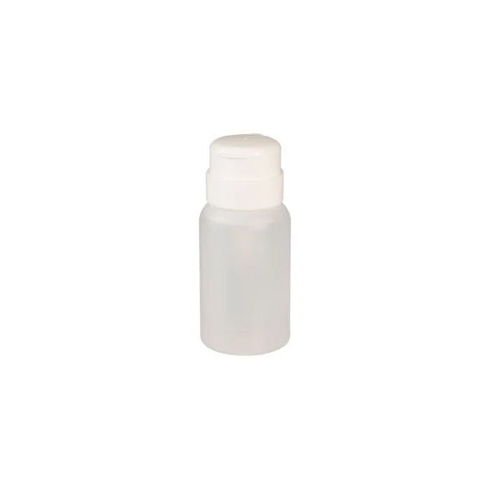 Sibel White Bottle With Pump For Nail Polish Remover