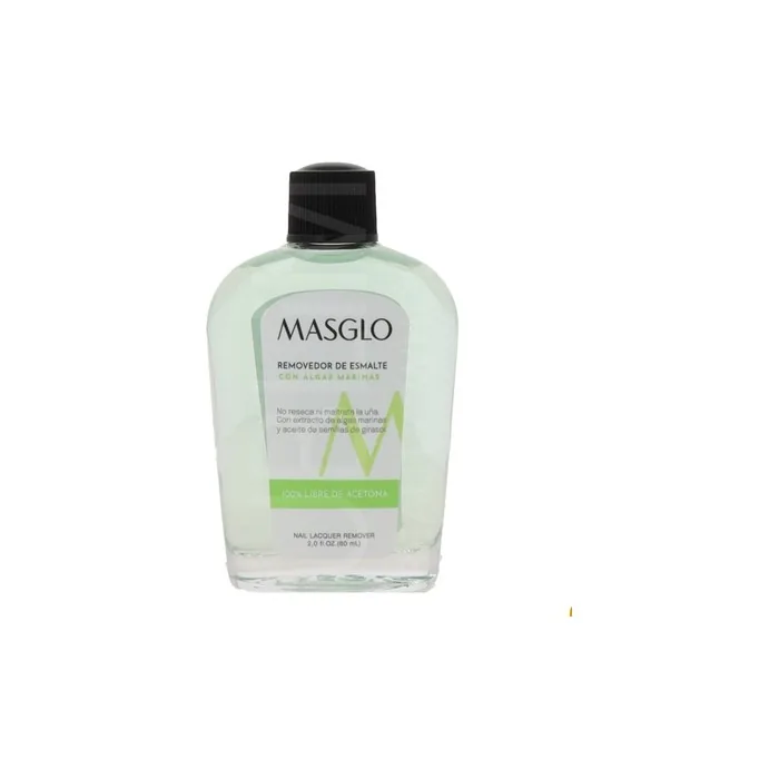 Masglo Nail Polish Remover with Seaweed 60ml - Acetone-Free