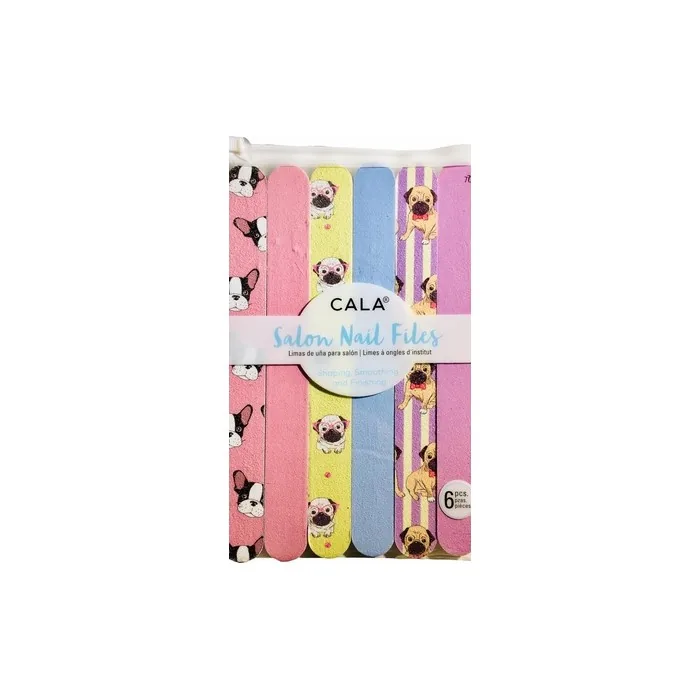 Cala Animal Lover Nail Files 6 Count - Pack of 6