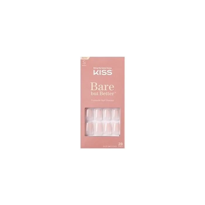 Kiss Bare But Better Short Nude Nails 28 Pieces