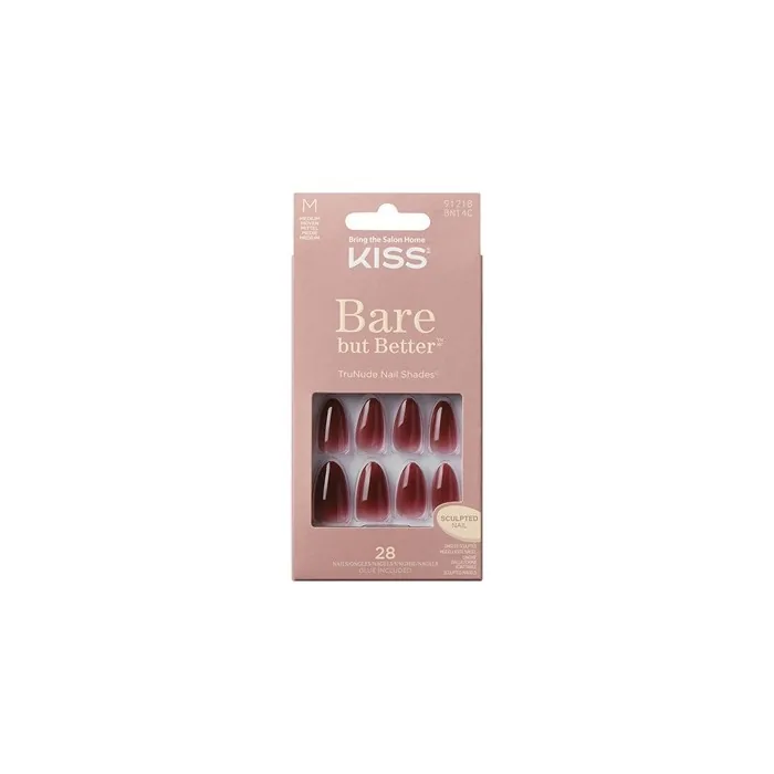 Kiss Bare-But-Better Gel Nails - 28 Pieces