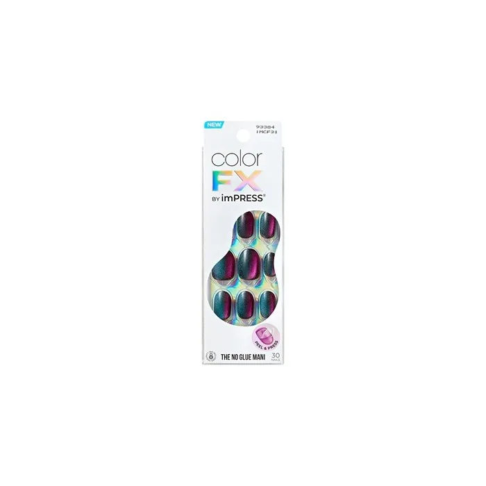 Kiss Self-Adhesive Nails Impress Color Fx Before Hours - 30 Pieces