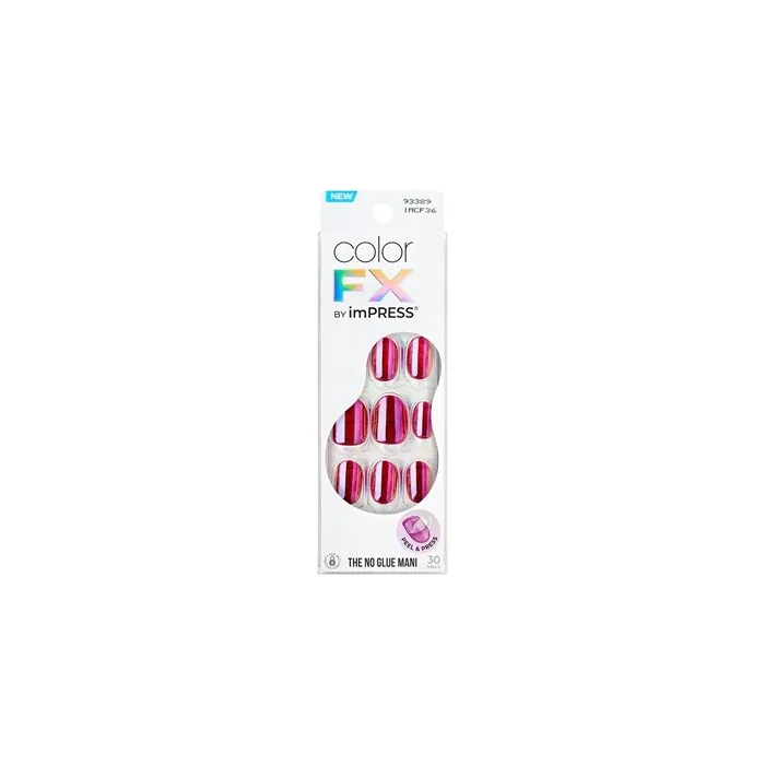 Kiss Self-Adhesive Nails Impress Color Fx Around You - 30 Pieces