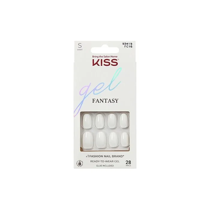 Kiss My Face Gel Fantasy Press On Nails Happy Hands 28 Count