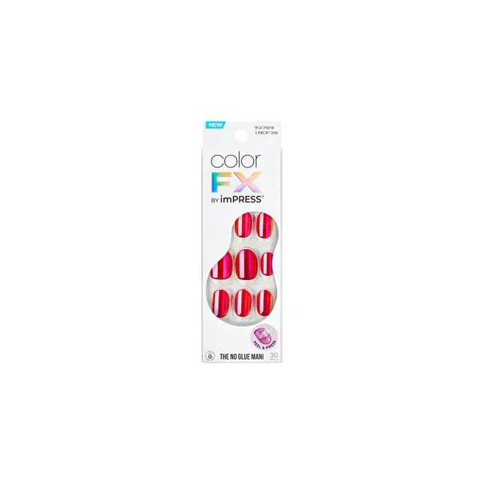 Kiss Self-Adhesive Nails Impress Color Fx Floating - 30 Pieces