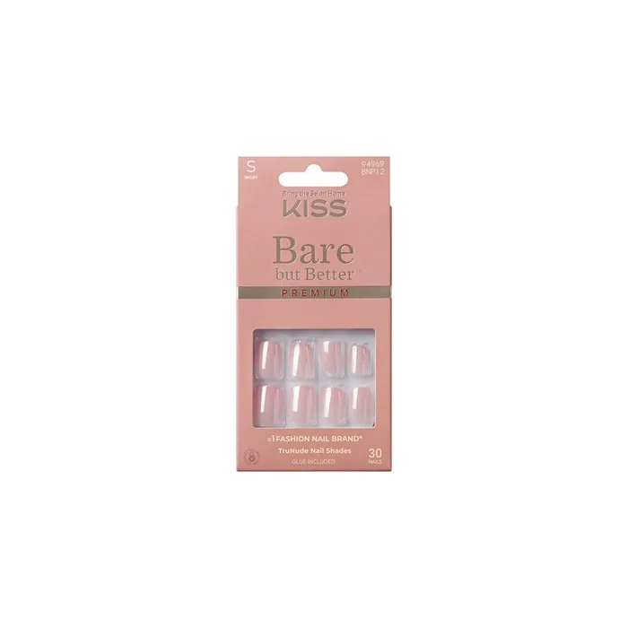 Kiss Bare-But-Better Premium Gel Nails - 30 Pieces