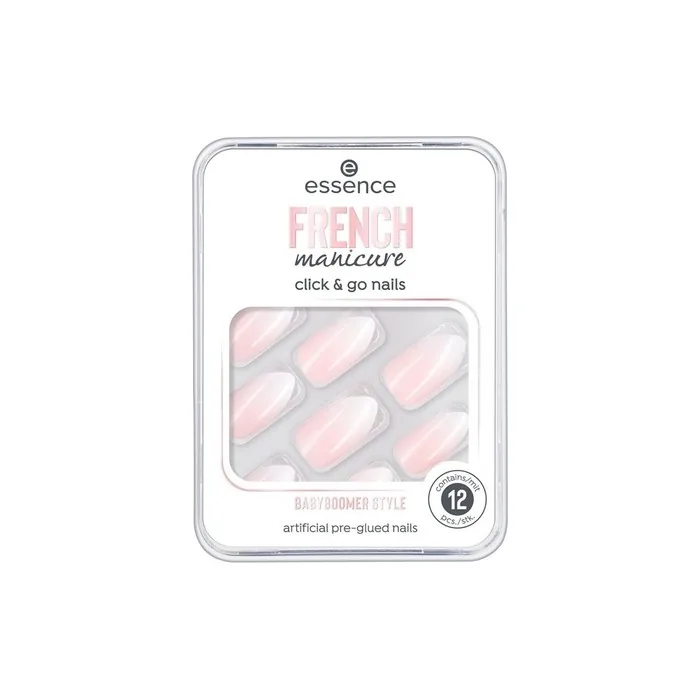 Essence French Manicure Click & Go Nails 02 Babyboomer Style 0.25g
