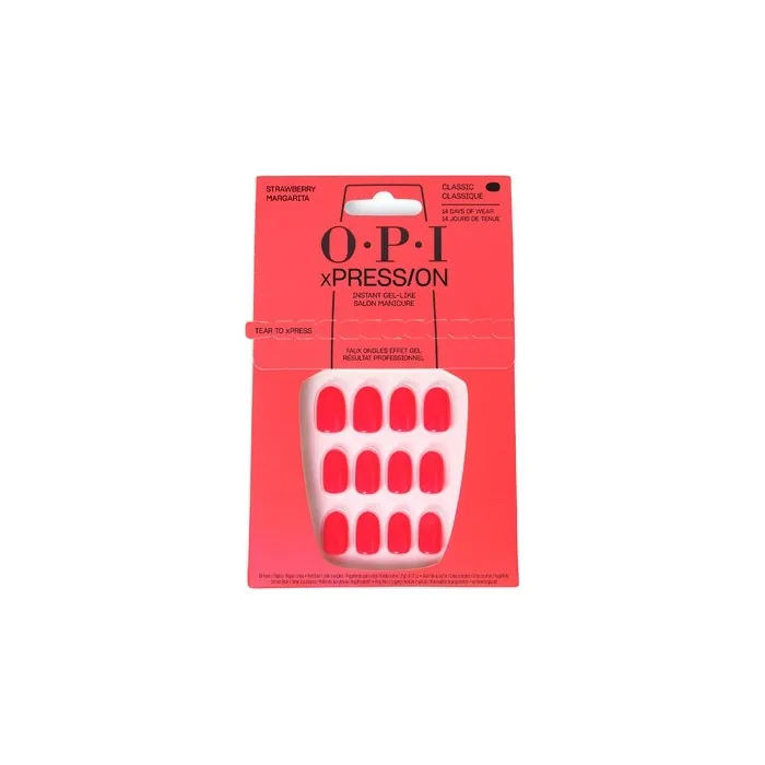Opi Xpresson Presson Nails Strawberry Margarita 30 Count