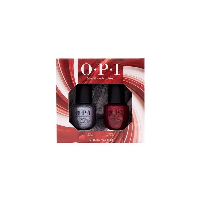 Opi Nail Lacquer Holiday 25 Good Enough To Treat Duo Pack 2x15ml